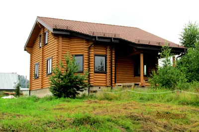 Покраска деревянного дома в Уфе. Стоимость работ за м2