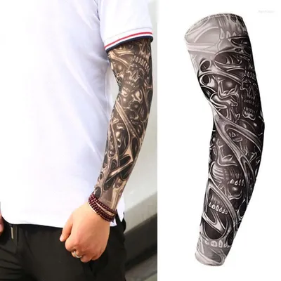 Временные 3d-тату-наклейки с длинным рукавом для мужчин и женщин, большие  водонепроницаемые тату-наклейки с рисунком цветка, Льва, треугольника,  черного глаза | AliExpress