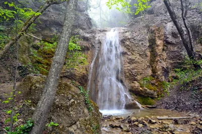 Ускутские водопады, Крым, Красноселовка, описание, фото.
