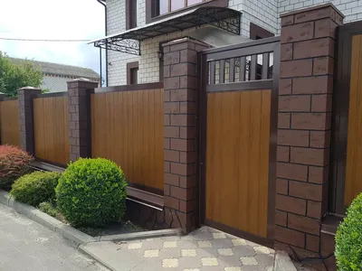 Забор из сэндвич панелей для дома и дачи купить в Харькове, Киеве