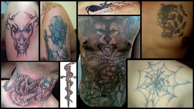 Воровские татуировки (63 фото) - значение и эскизы пальцах, руках, плечах
