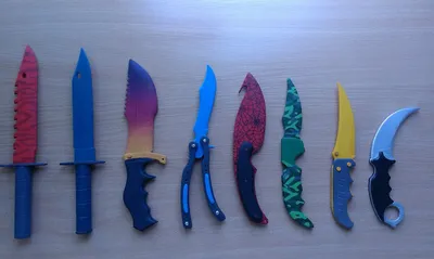 Чертежи ножей из КС:ГО в лучшем качестве
