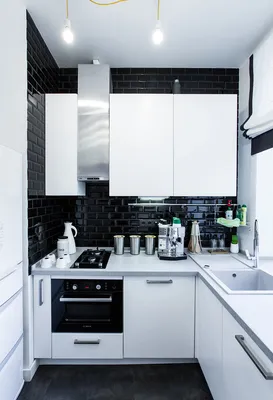 Встроенная кухня угловая фото