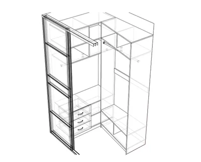 Шкаф-купе из гипсокартона своими руками - как сделать встроенный гардероб в  квартире