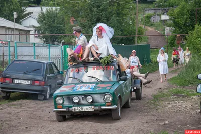 Фото: Второй день свадьбы. Ряженые. Фотограф Руслан Долганин. Свадебные  фото - Фотосайт Расфокус.ру