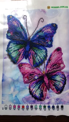 Вышивка бисером Бабочки | Бисер. Работы пользователей