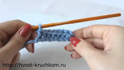 Уроки вязания крючком. Урок №2 - как вязать столбики без накида - YouTube