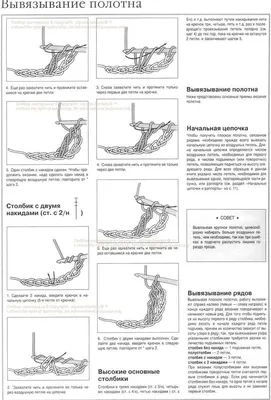 Российский Сервис Онлайн-Дневников | Вязание крючком, Основы вязания крючком,  Вязание