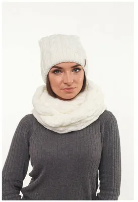 Женская зимняя шапка с ушками, флисовый подклад, крупная вязка косичка,  вязаная, 56-58 размер — купить в интернет-магазине по низкой цене на Яндекс  Маркете