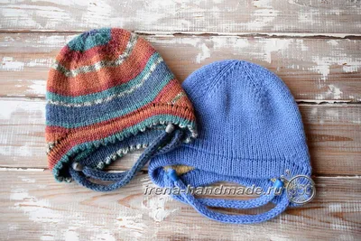 Двойная шапка с ушками (вязание, схемы и фото) - Irena Handmade