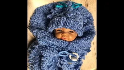 Goldfaden Мастер класс Конверт Кокон для новорожденных Вязание Knitted  creative - YouTube | Зимние шапки, Вязание, Детское вязанье