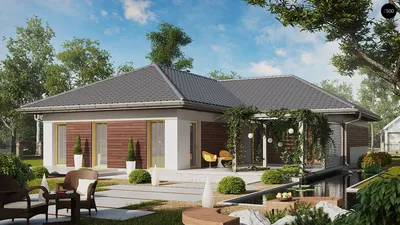 Готовый проект дома Z280 с ценой, реализация и интерьер | 1house.by