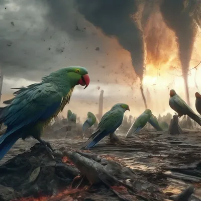 38 попугаев, Full HD» — создано в Шедевруме