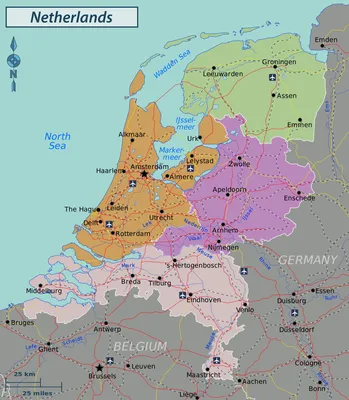 Большая детальная административная и автодорожная карта Голландии  (Нидерландов). Нидерланды – большая детальная административная и  автомобильная карта | Auto-Maps.com | Карты всех стран мира