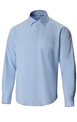 Рубашка мужская \"El-Risto\" sky blue (голубая)