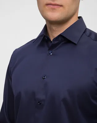 Мужская темно-синяя рубашка Van Laack S132241/790 — Charisma