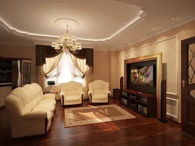 Дизайн гостиной в классическом стиле – беспроигрышный вариант оформления -  Уютный дом