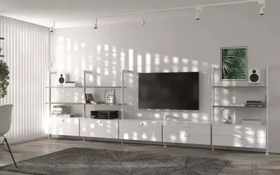 Дизайн-проекты гостиной черно-белого цвета - реальные фото интерьеров от  Mr.Doors