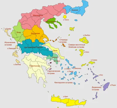 Карта Греции | Греция на карте мира онлайн