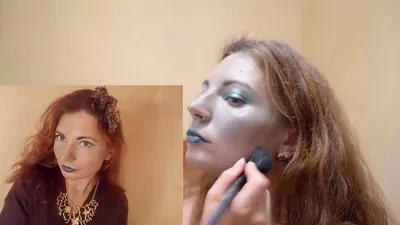 Кикимора болотная- макияж на хеллоуин - YouTube