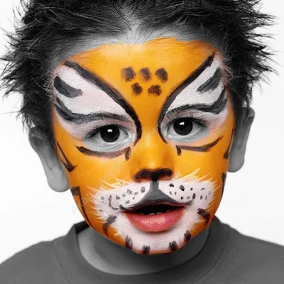 Как нарисовать аквагрим тигра на морде - Информация от компании Балаково