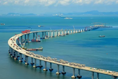 В Китае завершено строительство самого длинного морского моста в мире  Гонконг-Чжухай-Макао-новое наблюдение шелкового  пути——Информационно-новостной портал Центральной Азии