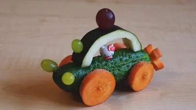 Поделки из овощей и фруктов своими руками