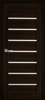 Купить Межкомнатные двери Леона со стеклом сатин, цвет: Венге Brown,  Экошпон | компания Виконт в Кривом Роге