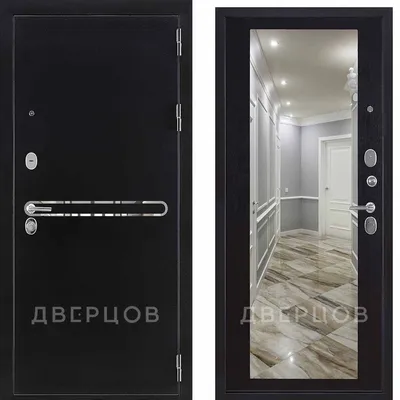 Входная дверь Президент S1Z графит с блестками антик панель s1z цвет венге  с зеркалом - купить в Москве