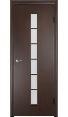 Дверь из МДФ Лесенка ПО венге (финиш-пленка) купить в Москве по низкой цене  от производителя