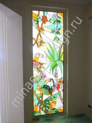 Ниша в стене фото P56 | Роспись по стеклу, Декоративные изделия из стекла,  Стена