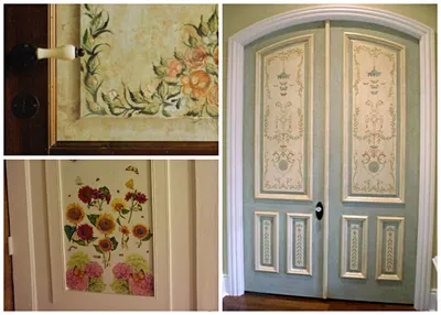 Как украсить дверь в комнате своими руками: декор и украшение входных и  межкомнатных, рисунок на полотне, идеи, фото