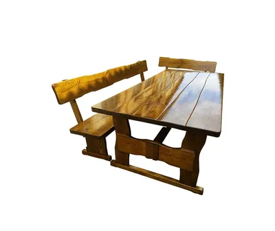 Стол и лавка из дерева Комплект 3 | Интернет-магазин Modrina
