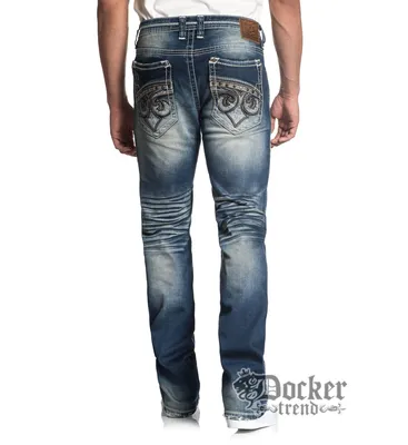 Джинсы мужские Affliction BLAKE FLEUR HUNTER 110RS286 » Docker Trend