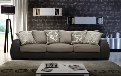 Прямой диван с большим или маленьким спальным местом для гостиной: узкий,  широкий