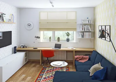 Дизайн однокомнатной квартиры - идеи интерьера однушки, фото | Legko.com