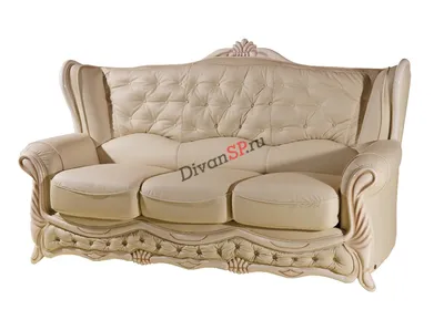 Купить диван-кровать Прага в классическом стиле с деревянным декором