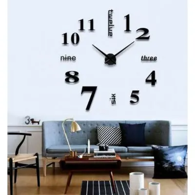 Большие настенные 3Д часы (от 35 до 50 см) 8953-009 ᐈ Купить в Украине  (Доставка)