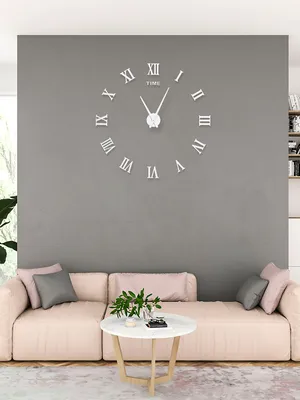 Купить Домашний декор, настенные часы, роскошные 3D настенные часы «сделай  сам», современный дизайн, зеркальные настенные наклейки, часы | Joom