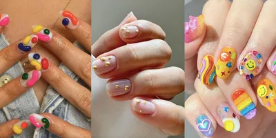 70+ Wedding Nails For Brides : 3D Flower White Bridal Nails