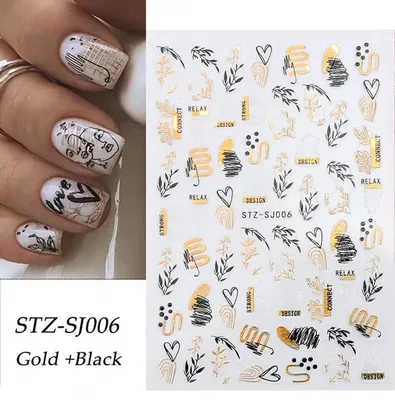 3д наклейки слайдеры для ногтей водные цветы лето 3D Fashion Nails  163363931 купить за 95 ₽ в интернет-магазине Wildberries