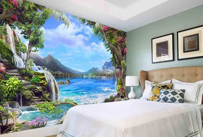 3D фотообои в гостиную зал спальню природа пейзаж обои (ID#1747166436),  цена: 350 ₴, купить на Prom.ua