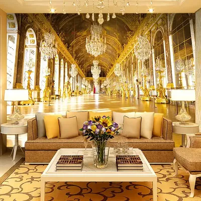 изготовленные на заказ 3d фото обои картина роскошный королевский дворец  гостиничный зал гостиная диван телевизор фон нетканые настенные обои|  Alibaba.com