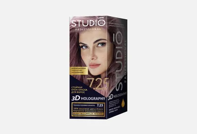 Studio Professional Essem Hair / Студио Профессионал Эссем Хаир 3D  Holography Крем-краска для волос стойкая тон 1.0 черный с биомаслами 115мл  / красящее средство (комплект из 4 шт) - купить с доставкой