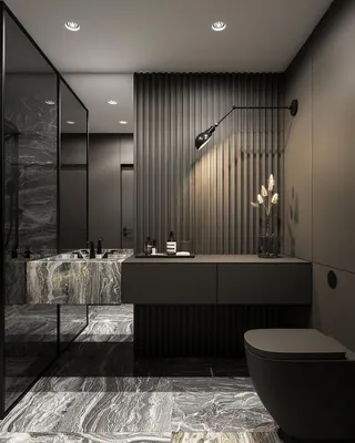 3д панели для стен в интерьере — 60 фото и идеи применения в разных  комнатах, ТрендоДом | Bathroom design, Modern bathroom design, Rustic  bathroom designs