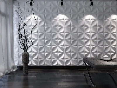Трехмерные настенные 3D панели 50x50 см, декоративные настенные панели из  растительного волокна для гостиной, ванной комнаты, комплект из 12 плиток |  AliExpress