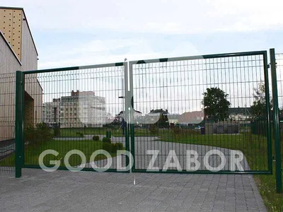 Ворота 3D откатные 1800x3500 мм купить в Москве