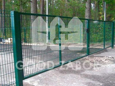 Распашные ворота из 3d сетки Гиттер: купить по низкой цене с установкой в  Москве - Good Zabor