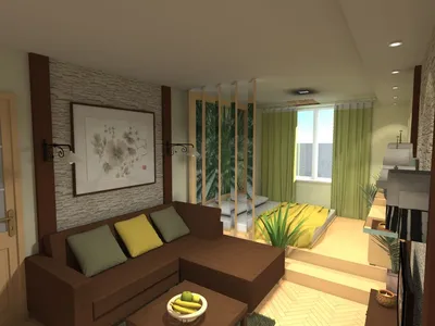 Дизайн гостиной, совмещенной со спальней: 15 кв м, 18 кв м, 20 кв м,  интерьер в узкой длинной ко… | Декор для небольшой квартиры, Оформление  квартир, Дизайн спален