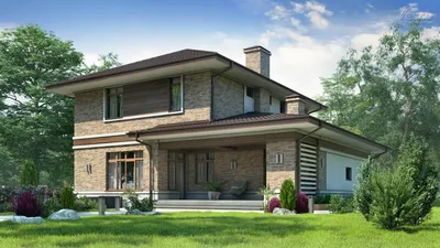 Проект двухэтажного дома Верден-2, 223 м² — Надежное строительство вашего  дома